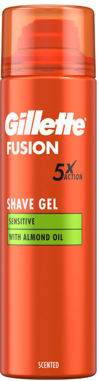 Levně Gillete Fusion gel 200ml Sensitive