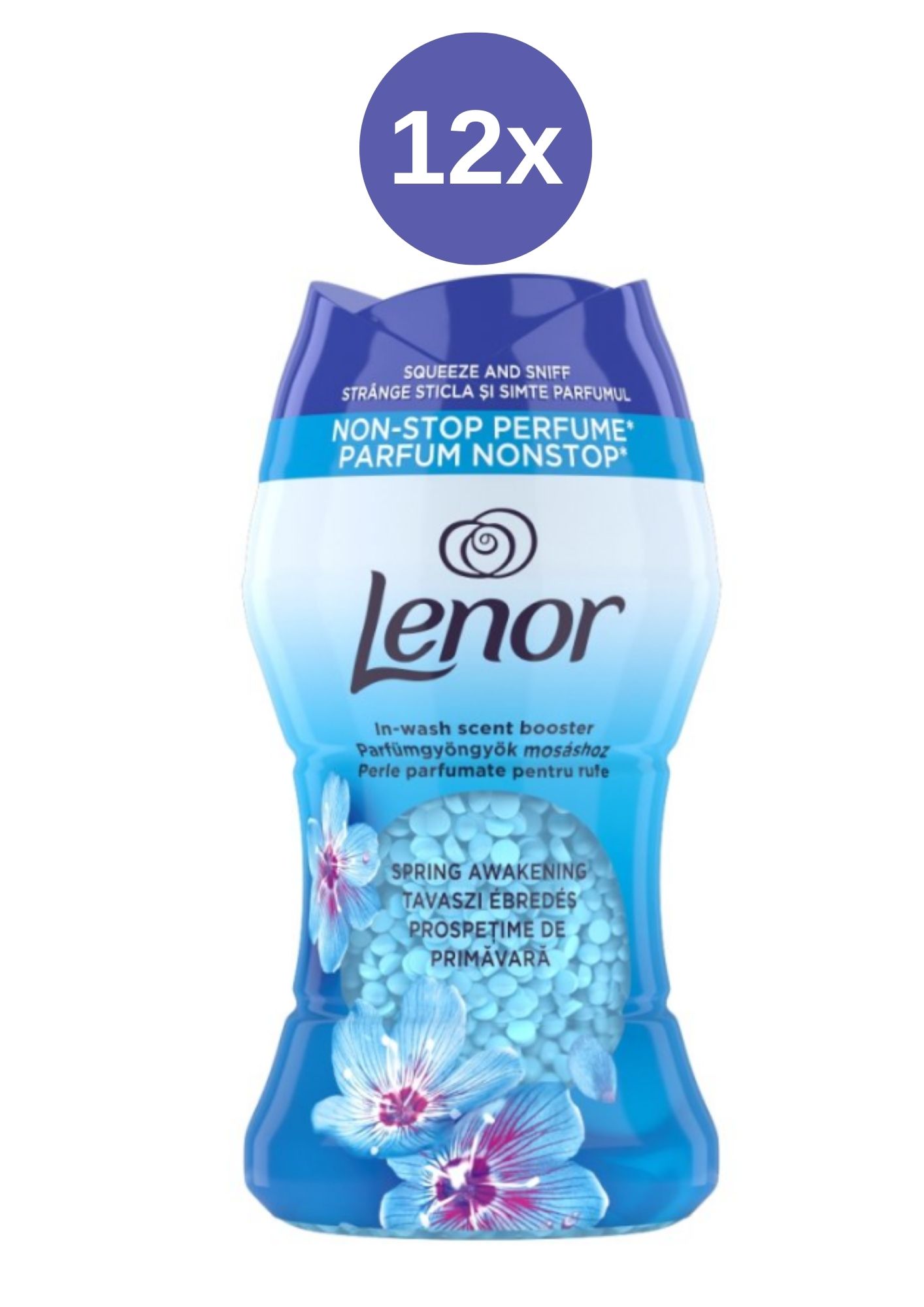 Levně Lenor perličky Spring Awakening 12x150g/12PD