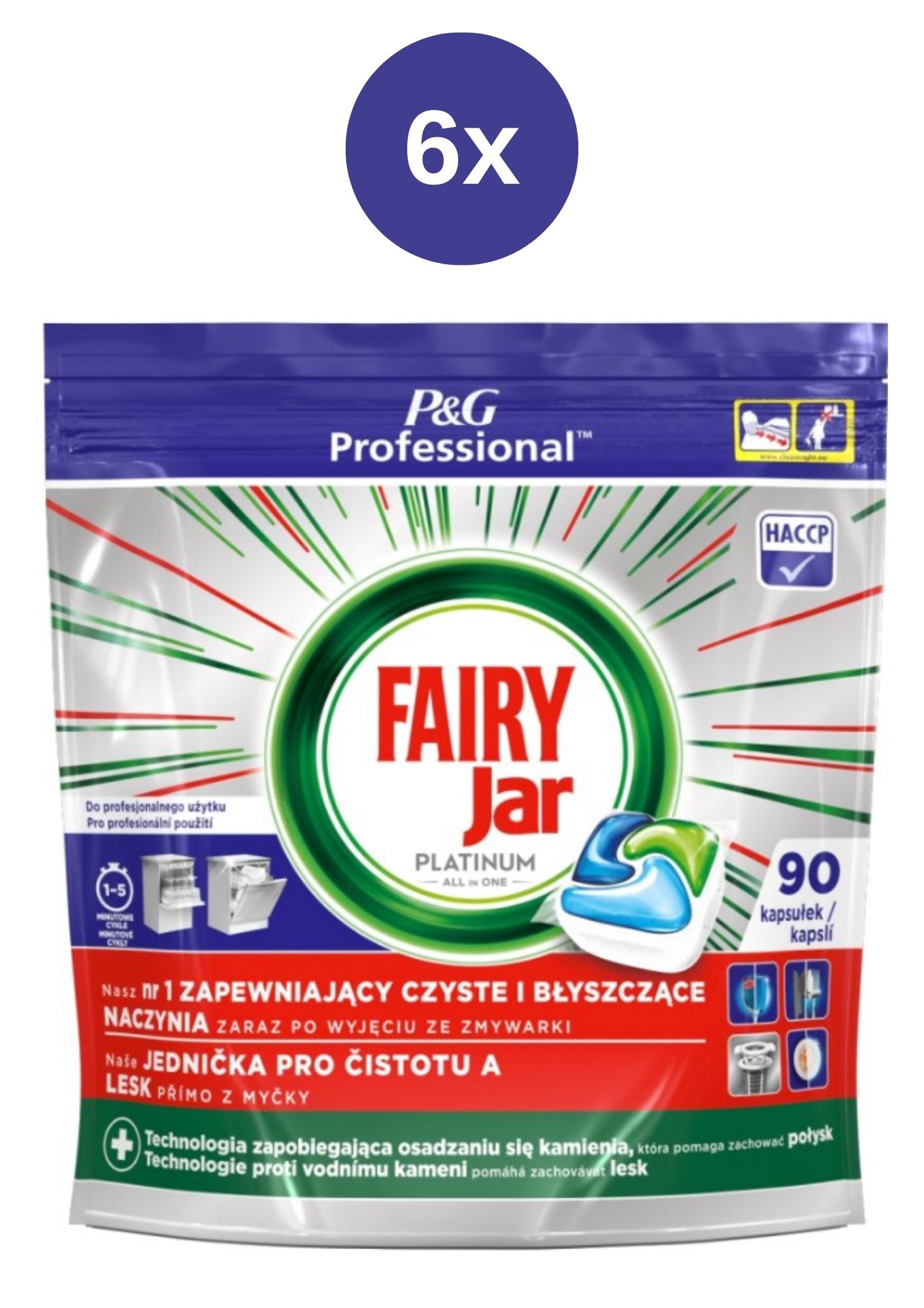 Jar Platinum Professional 6x90ks Tablety do myčky