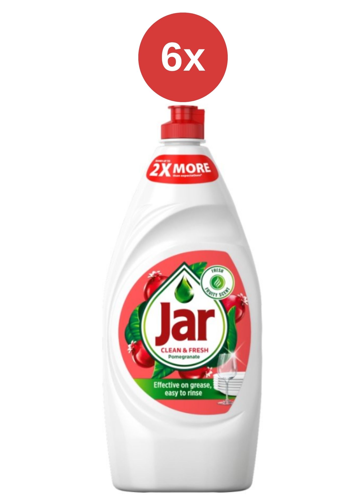 Levně Jar na nádobí Pomegranate & Red Orange 6x900 ml