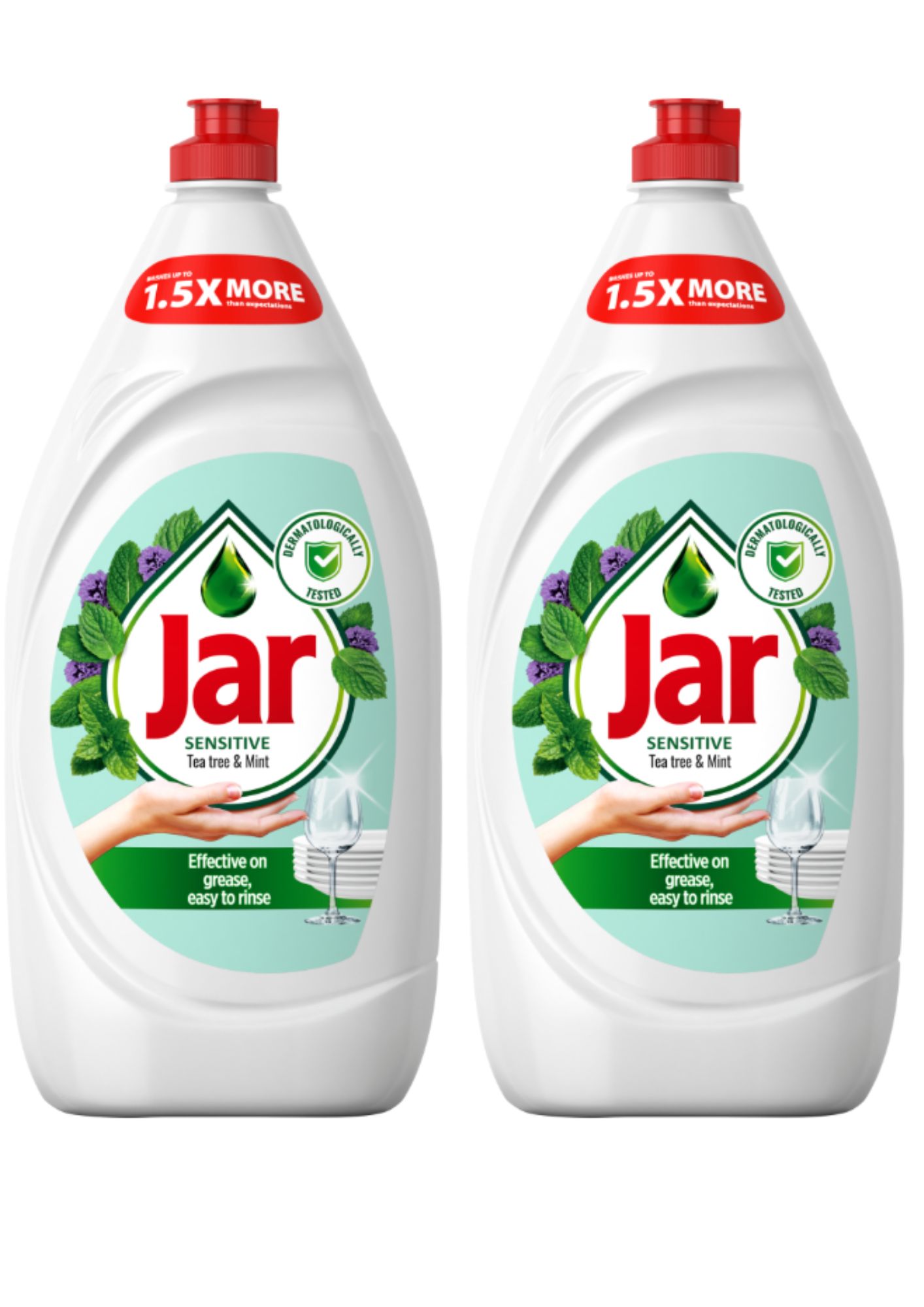 Jar 2x1350ml Sensitive Tea Tree & Mint