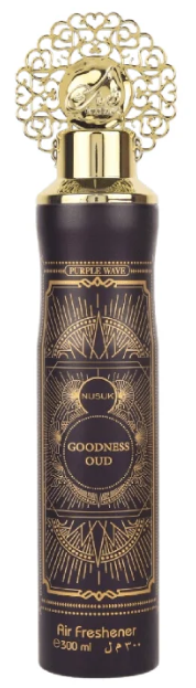 Levně Nusuk Home Fragrance Goodness Oud Purple 300 ml