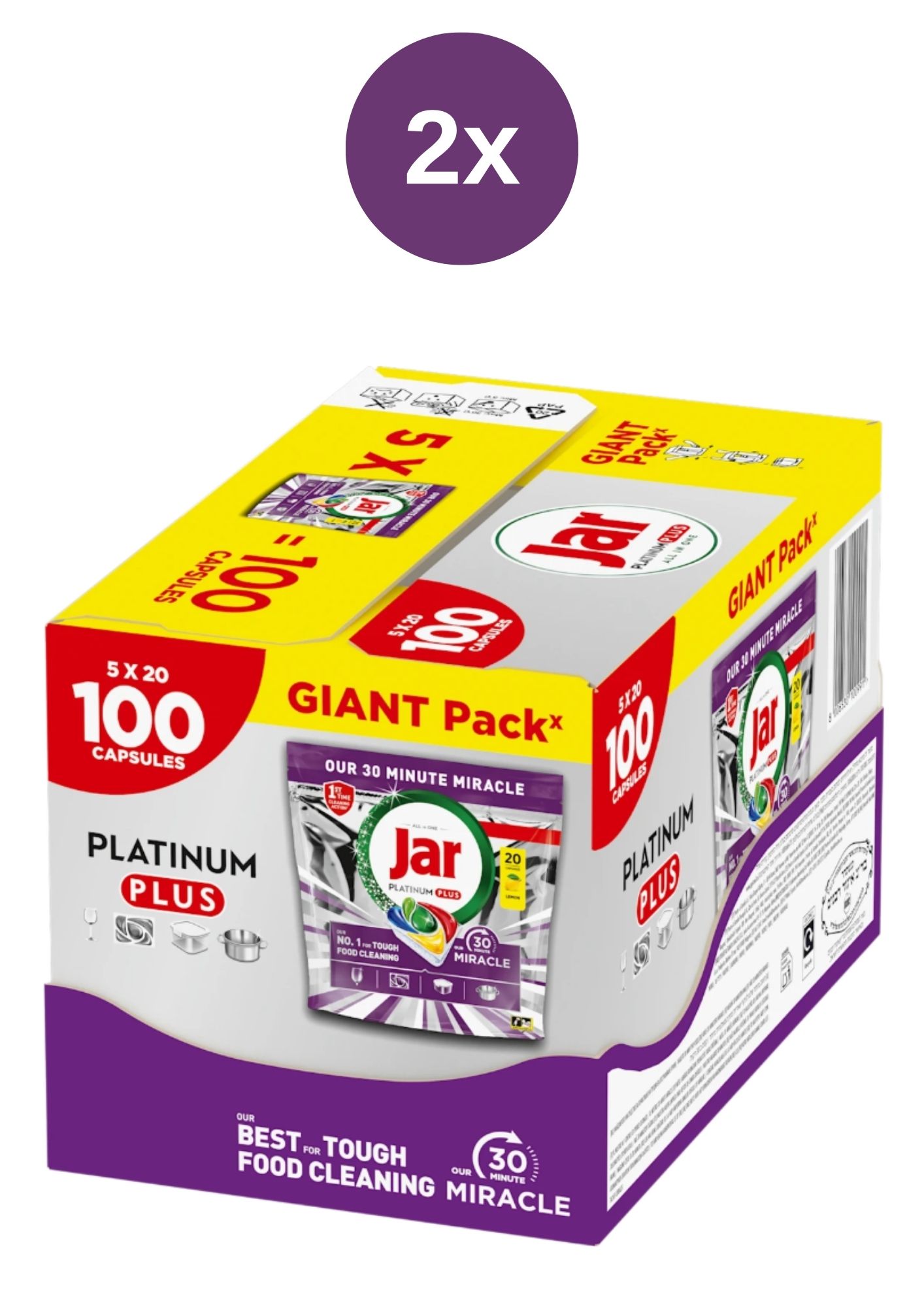 Jar tab 2x(5x20ks/kra) PlatPlus Miracle G