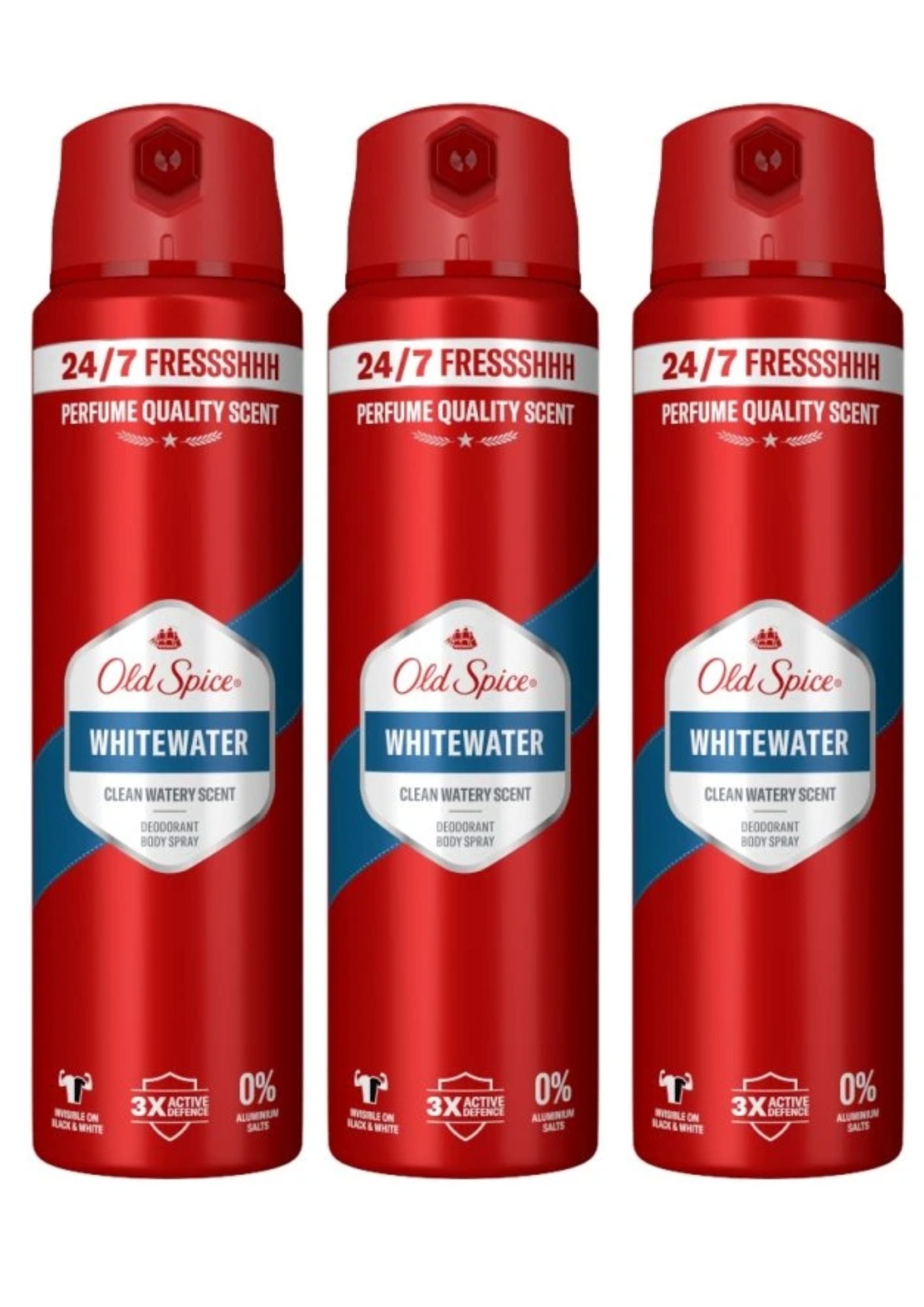 Levně OLD SPICE Whitewater deo spray 3x150ml