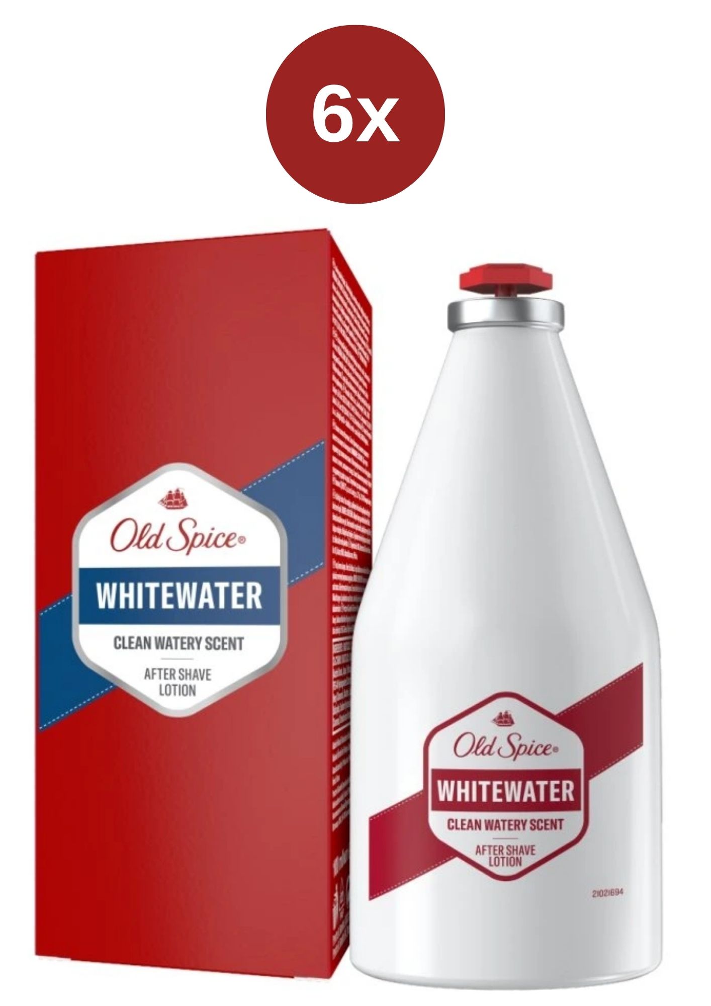 Levně Old Spice Whitewater voda po holení 6x100 ml