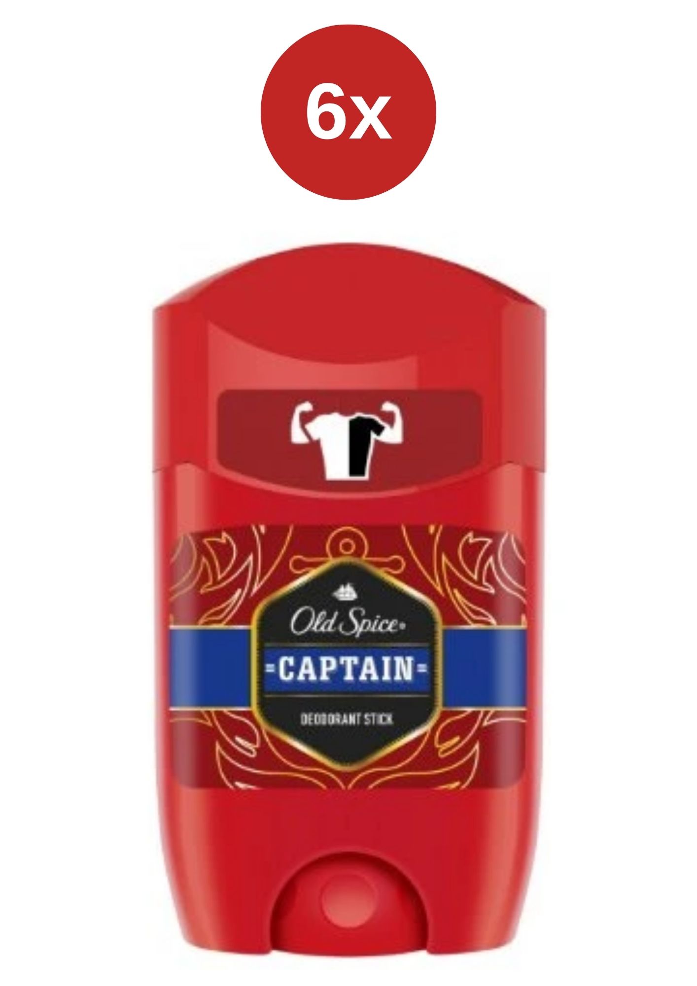 Levně OLD SPICE DEO STICK0 6x50ML CAPTAIN