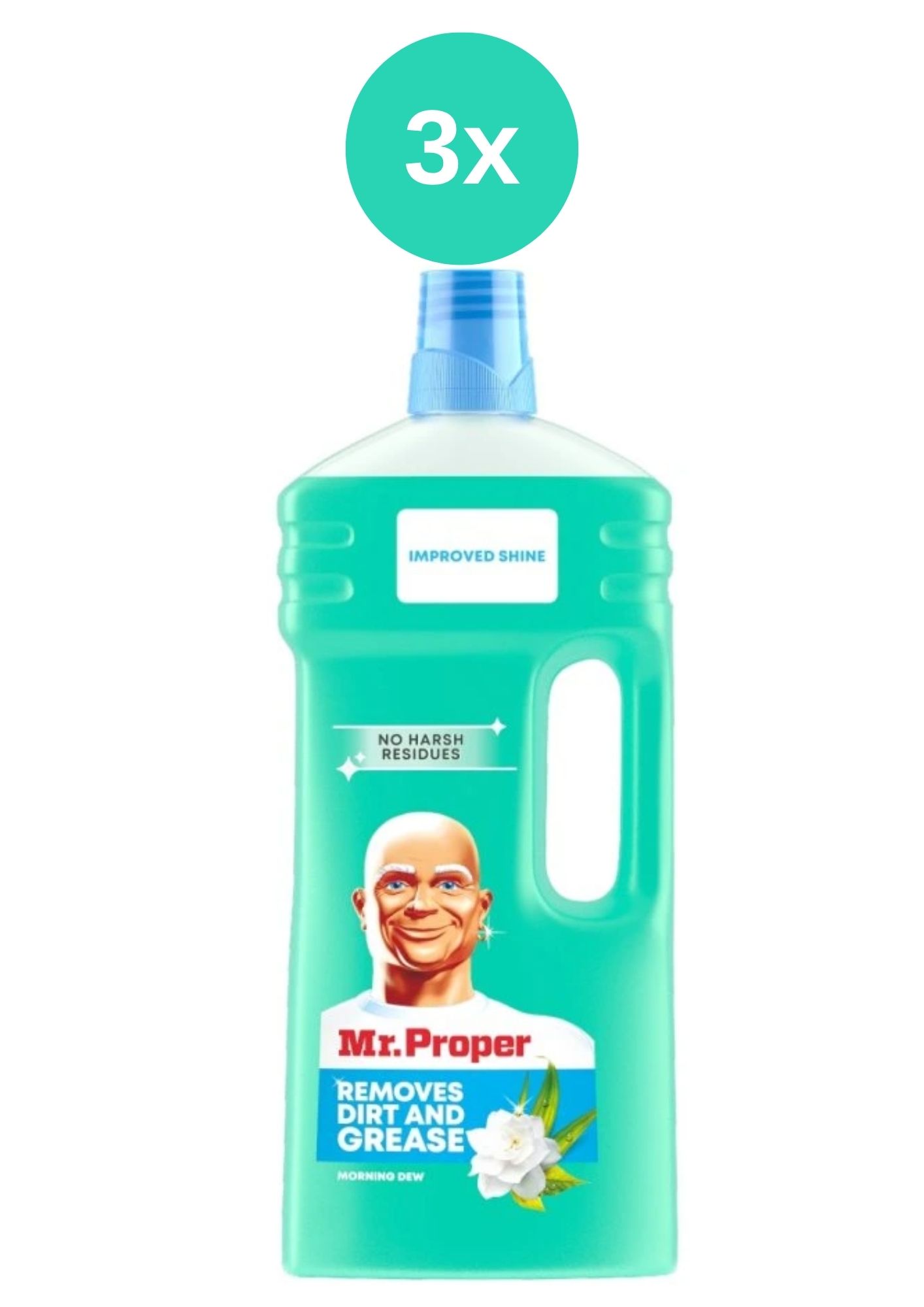 Levně Mr Proper čistič 3x1,5L Morning Dew