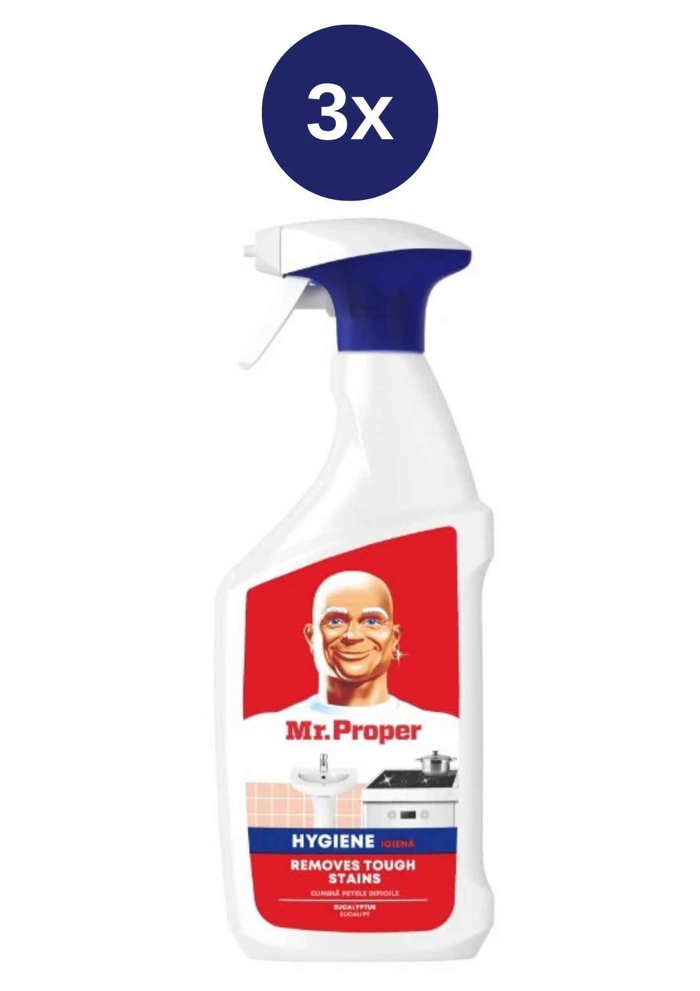 Mr.Proper Hygiene Spray 3x800ml