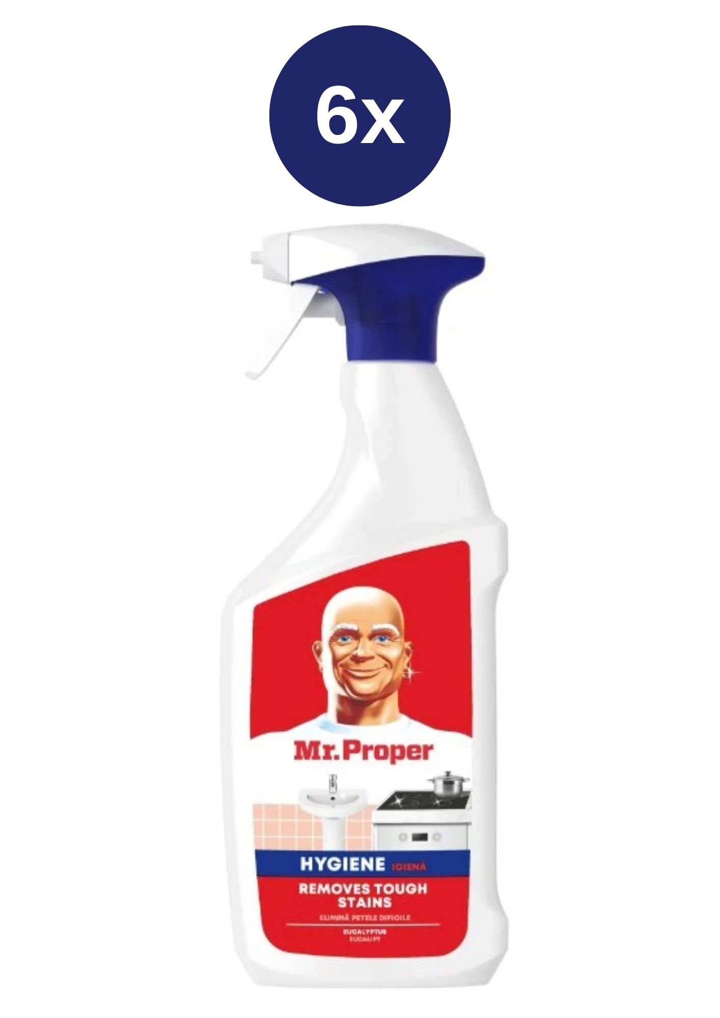 Mr.Proper Hygiene Spray 6x800ml