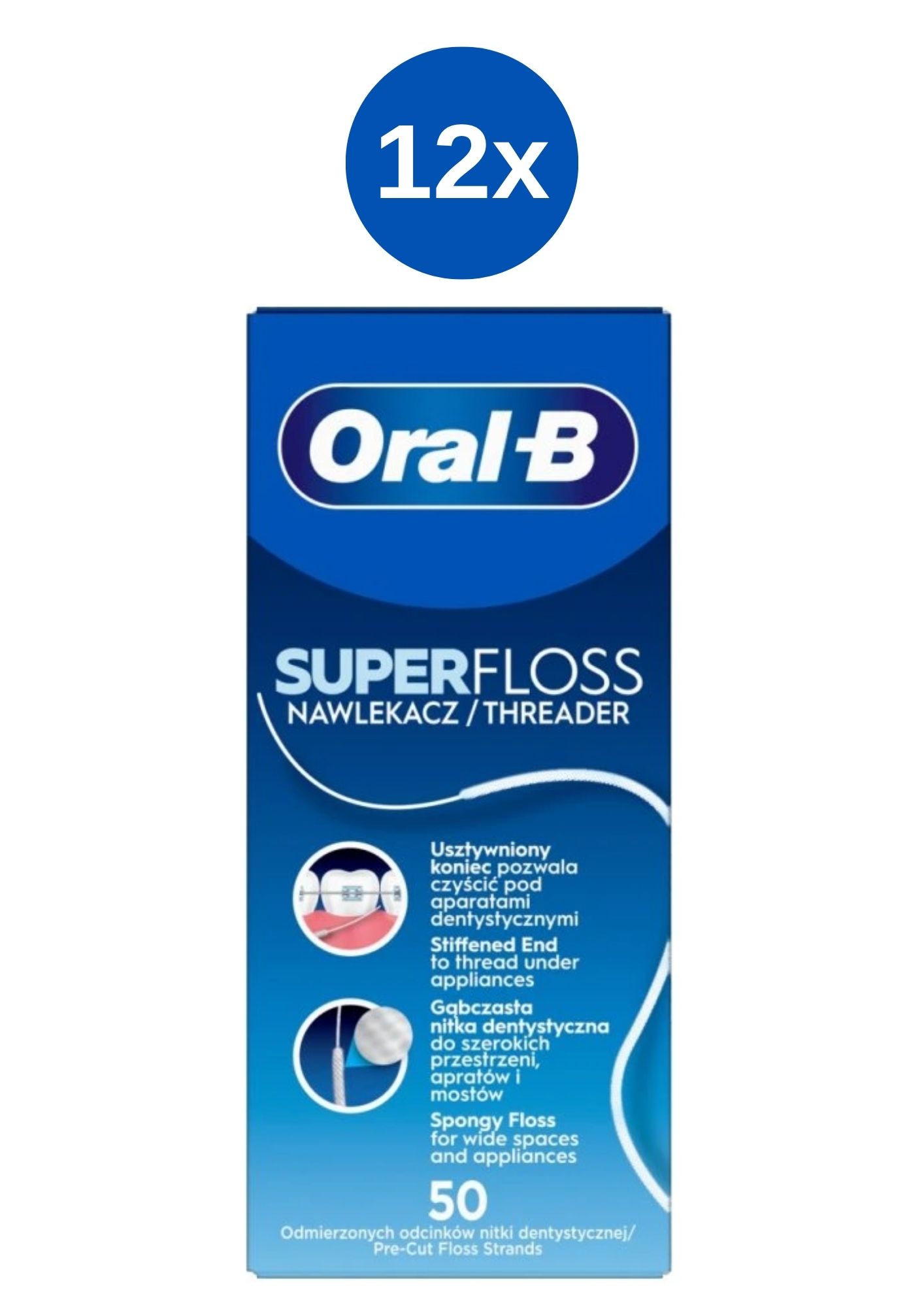 Oral-B Super dent.nit-Vlákna 12x50 ks