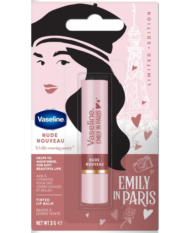 VASELINE Nude Nouveau Emily in Paris balzám na rty 3 g