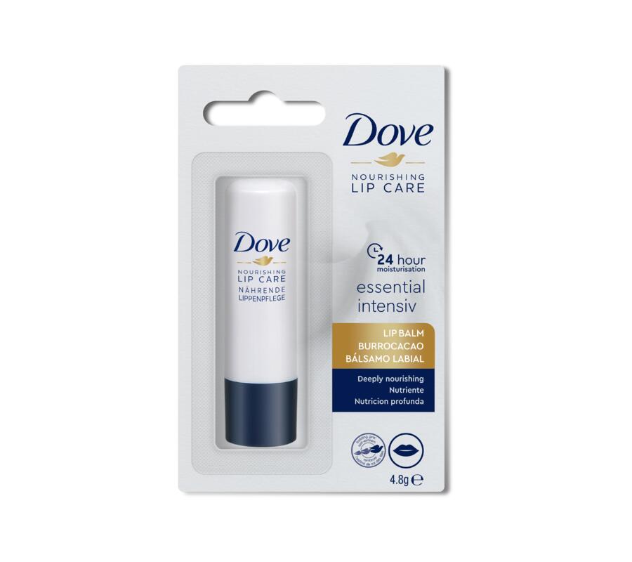 DOVE Essential Nourishing balzám na rty 4,8 g