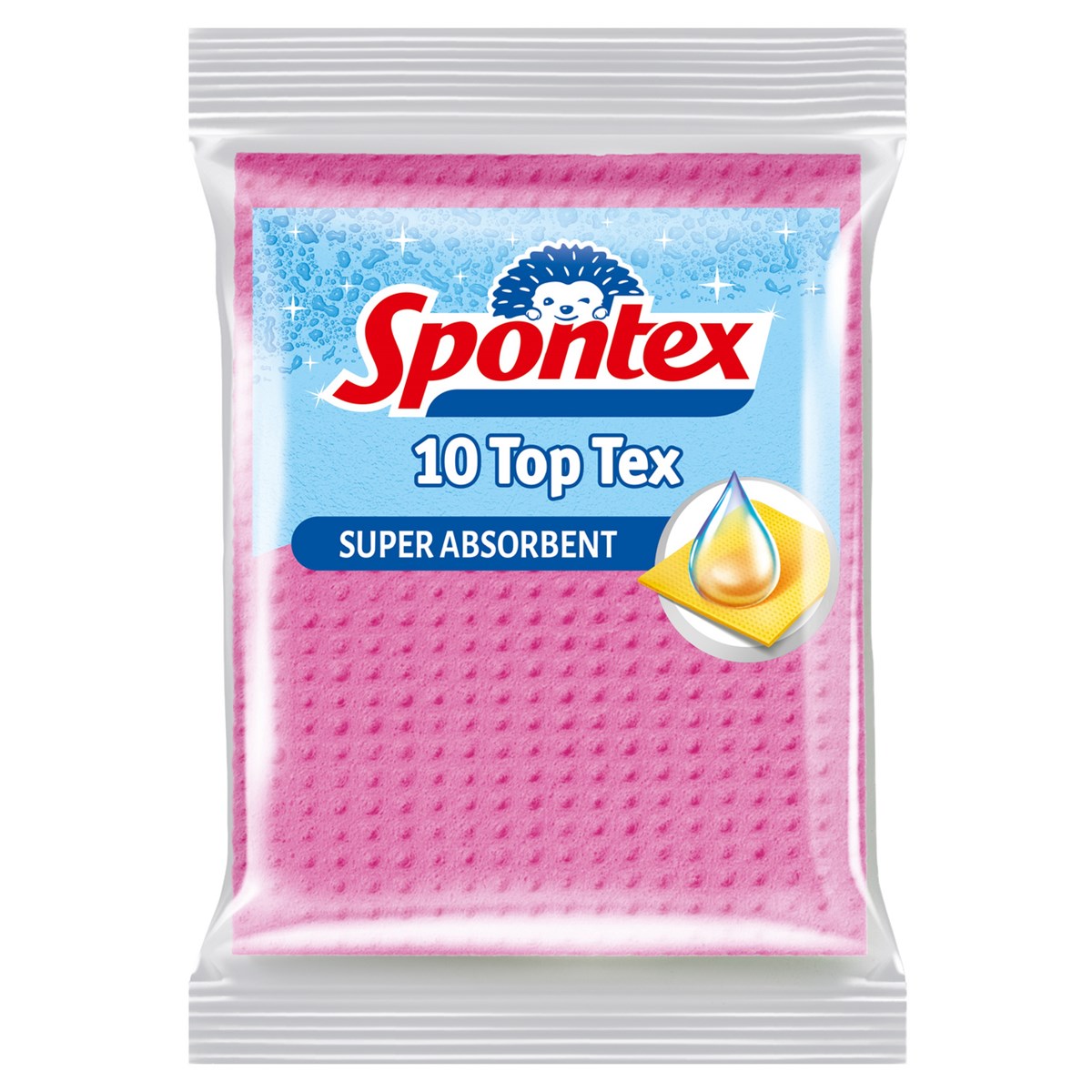 Spontex Utěrka houbová TopTex 10 ks