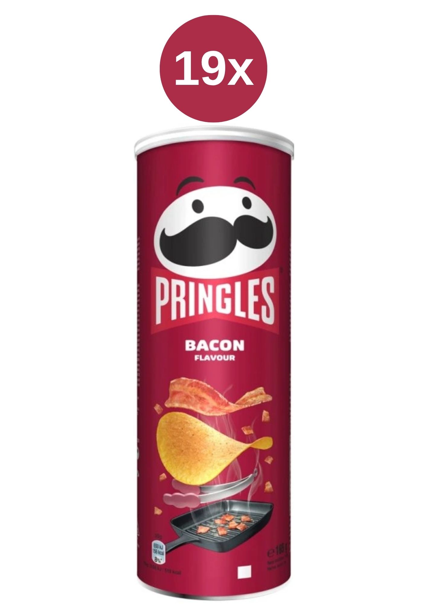 Levně Pringles Slanina 19x165 g