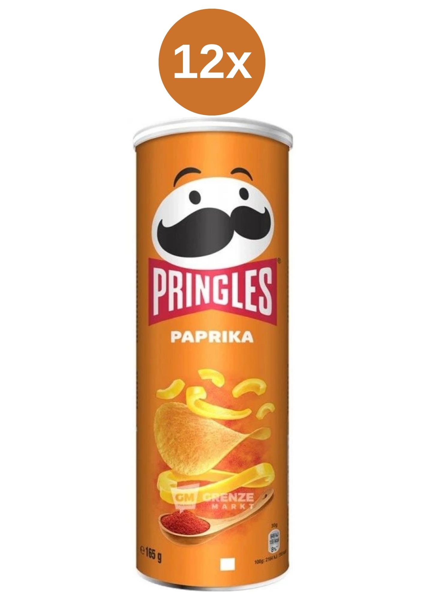 Levně Pringles Paprika 12x165 g