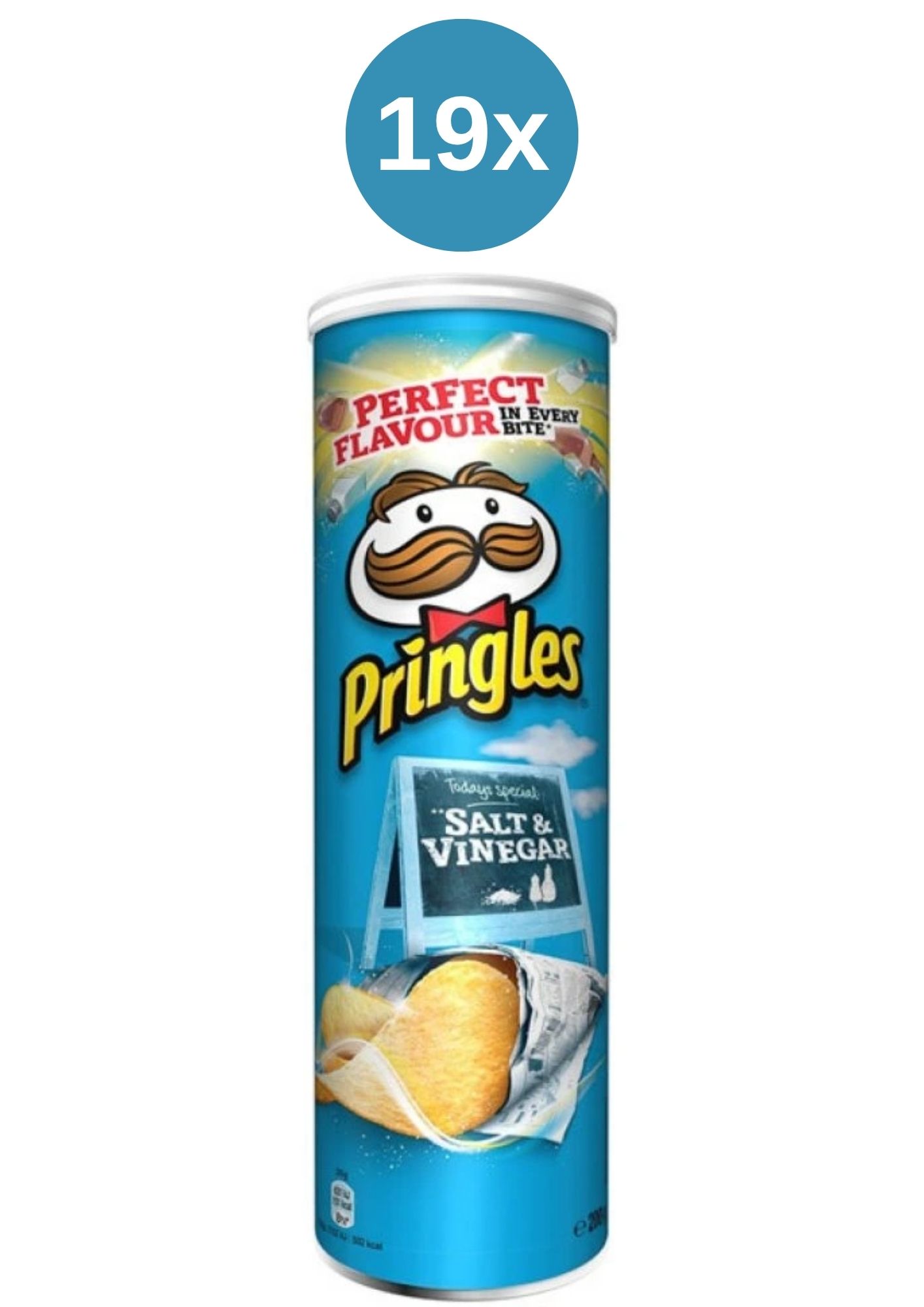 Pringles sůl a ocet 19x165g