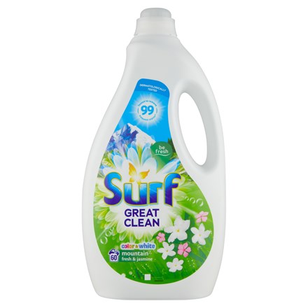 Surf ColorWhite Mountain Fresh Gel na praní (60 praní) 3 l