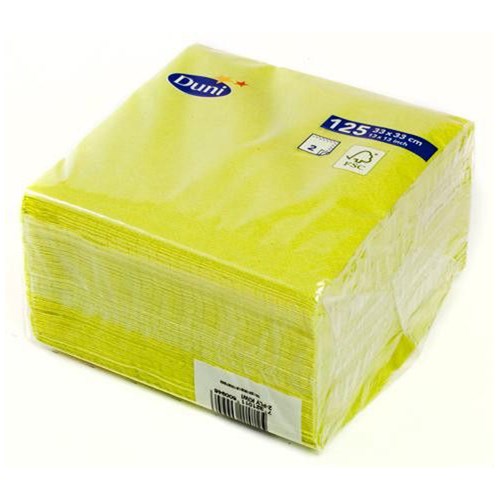 Duni Ubrousky 33 cm 2vrstvé kiwi 125 ks
