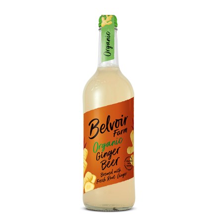 Levně Belvoir Farm Limonáda Ginger Beer / zázvorové pivo 750 ml