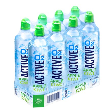 Levně ACTIVE O2 Apple kiwi 8 x 750 ml