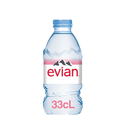 Voda Evian - neperlivá, 24 x 0,33 l