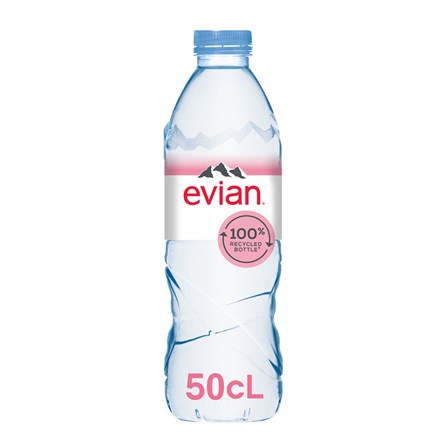 Voda Evian - neperlivá, 24 x 0,5 l
