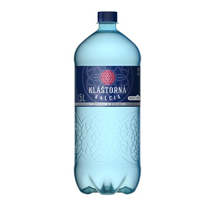 Levně Kláštorná Kalcia Přírodní minerální voda sycená 6 x 1,5 l