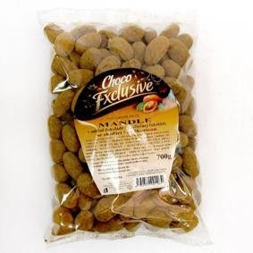 Levně Poex Choco Exclusive Mandle v mléčné čokoládě se skořicí 700 g
