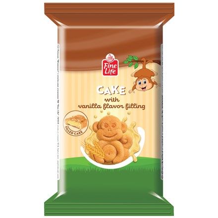 Fine Life Opička s náplní s vanilkovou příchutí 30 g