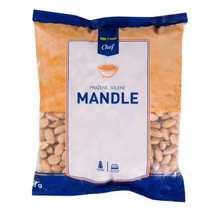 METRO Chef Mandle pražené solené 750 g