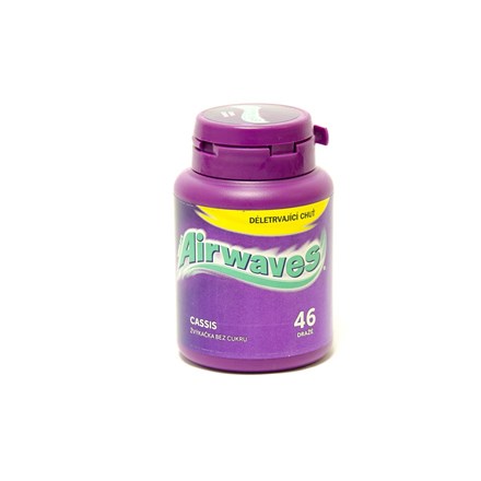 Airwaves Cassis Žvýkačky 6 x 64 g dóza