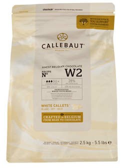 Levně CALLEBAUT Čokoláda bílá 2,5 kg