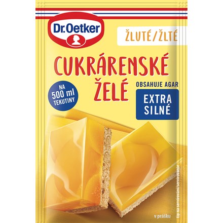 Levně Dr. Oetker Cukrářské želé žluté 36 x 10 g