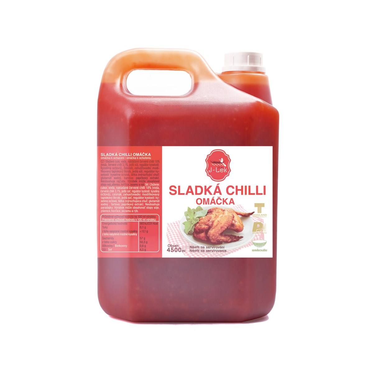Omáčka sladká chilli 4,5 l