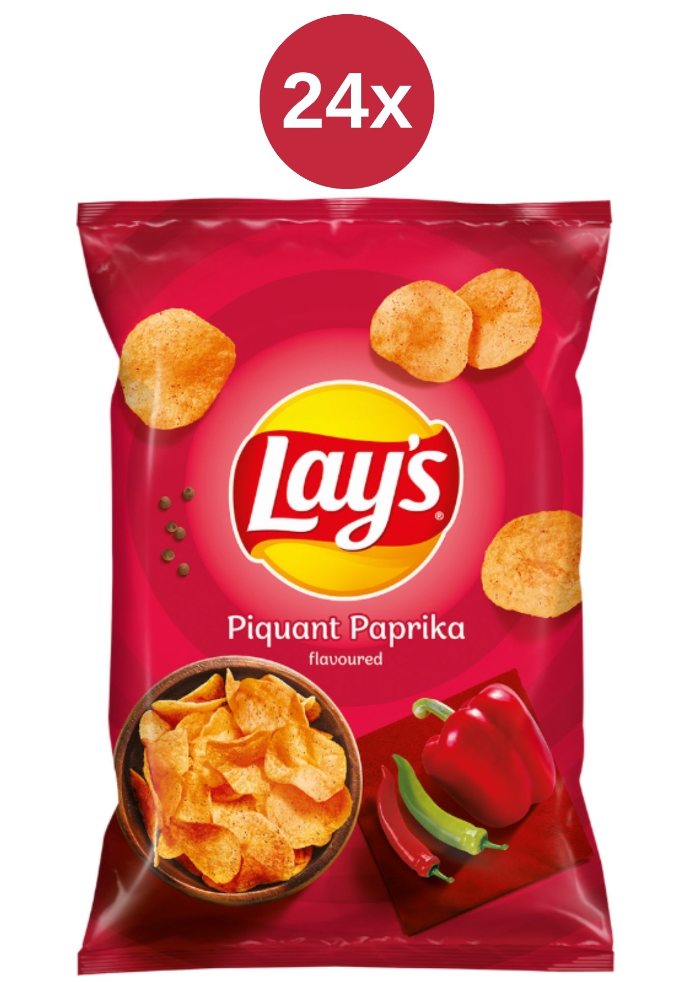 Levně Lay's Paprika 24x130 g