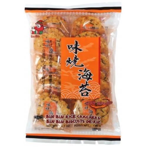 Bin Bin rýžové kracker s mořské řasy příchutí 135g