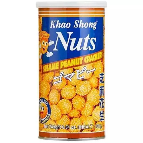KHAO SHONG Sesame and Coconut Peanut Crackers 75g