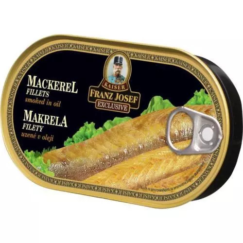 FJK makrela uzená filety v rostlinném oleji 170g