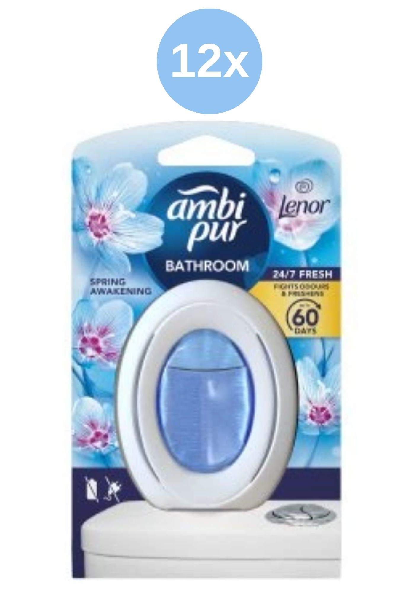Levně AmbiPur BATHROOM Spring Awakening 12x8ml