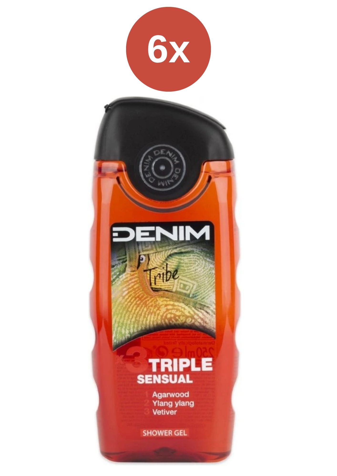 Denim Tribe sprchový gel 6x250ml