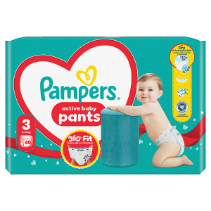 Pampers Active pants VP S3 (40ks/fol)