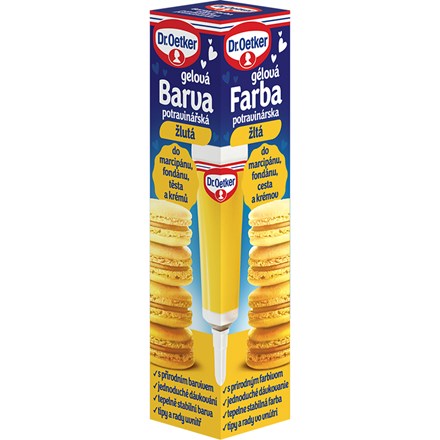 Levně Dr. Oetker Barva gelová potravinářská žlutá 10 g