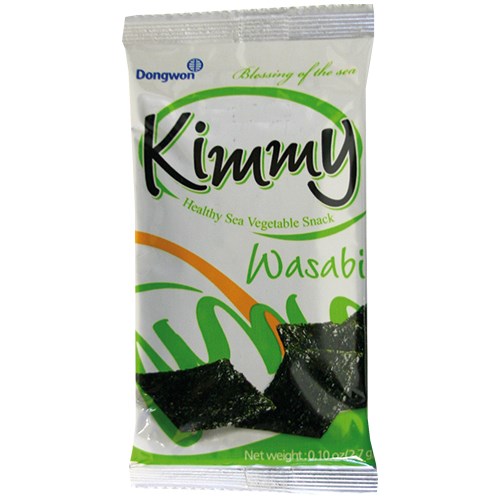Kimmy Snack Řasa Wasabi 22 g