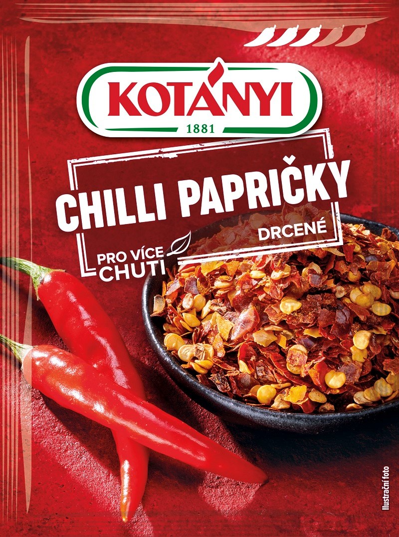 KOTÁNYI Chilli papričky drcené 5 x 8 g