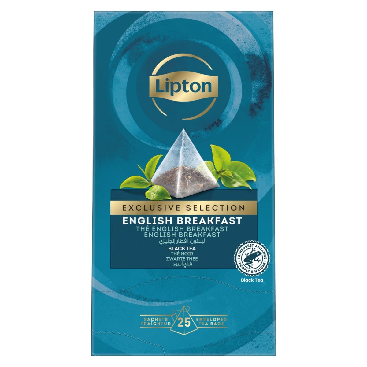 Čaj Lipton English Breakfast, 25 x 2 g