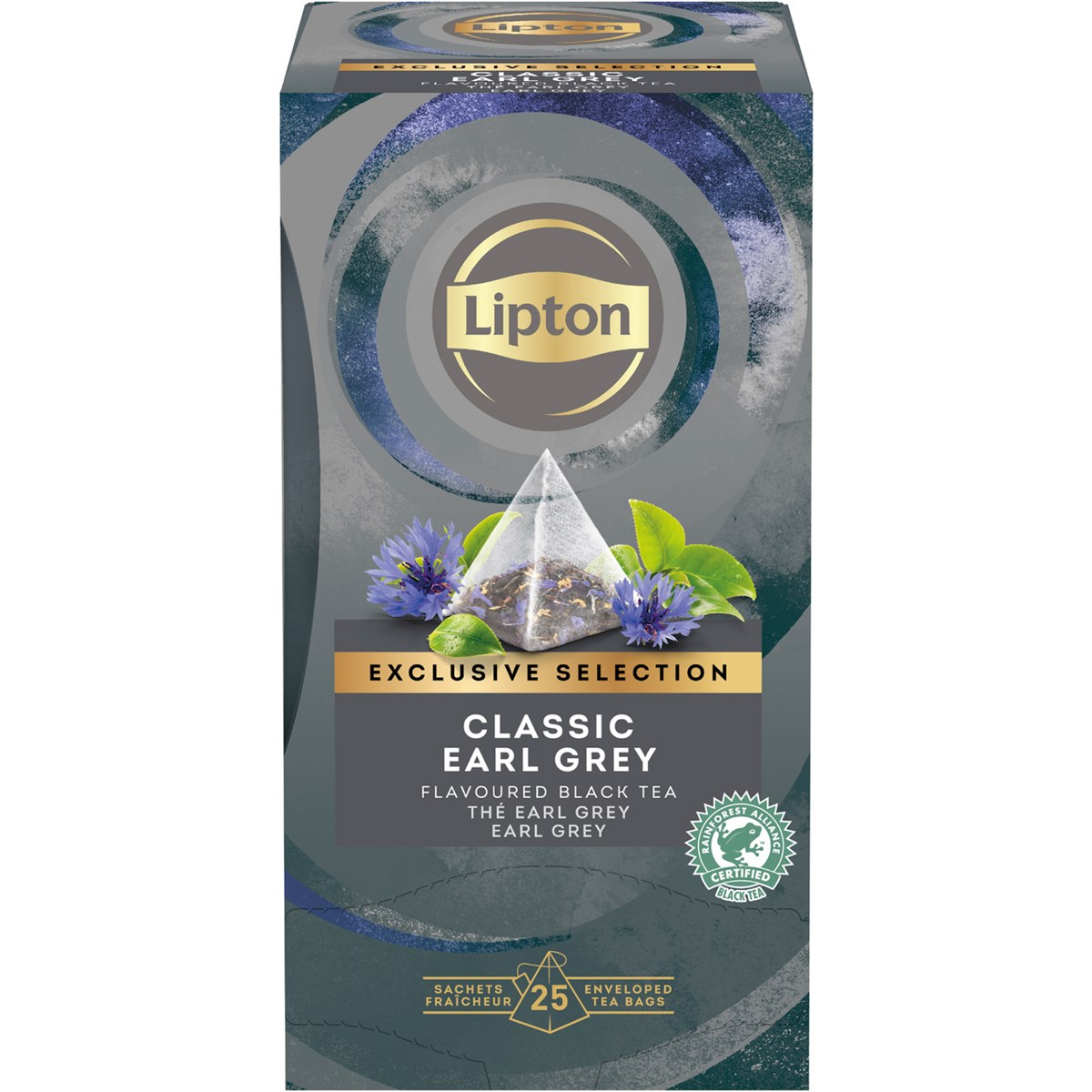 Čaj Lipton Earl Grey, 25 x 1,8 g