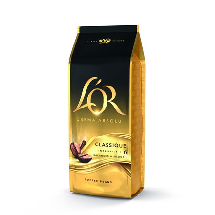 Zrnková káva L´Or Crema - Absolu Classic, 1000g