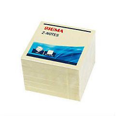 Levně SIGMA Bloček žlutý 75 x 75 mm 450 listů 1 ks