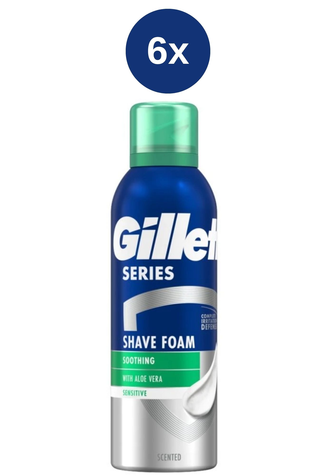 Levně GILLETTE SERIES gel 6x200ML SENSITIVE