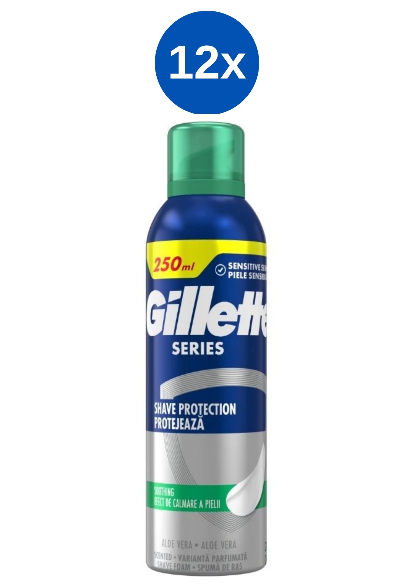 Gillette Series pěna 12x250ml Sensitive